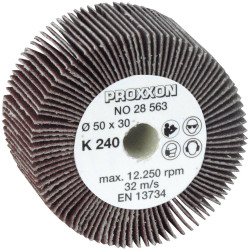 Proxxon 28563 Micromot Flap Wheel 2 pieces for Cleaning and Grinding Surfaces