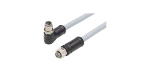 Kabel przemysłowy konfekcjonowany ze złączem Złącze M12 długość 15m Rodzaj A Żeńskie Złącze B Złącze M12