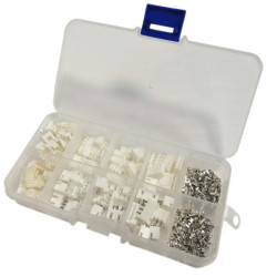 Zestaw złącz XH 2-4 Pin, R-2,54 250 elementów