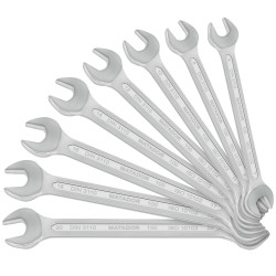 Matador 01009080 Double-Ended Open Ring Spanner Set 8-Piece 6-22mm