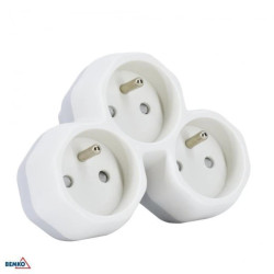 Rozgałęźnik +0 3xGN 16A TRÓJKĄTNY