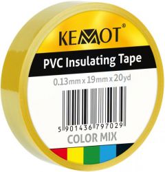 TaĹma klejÄca izolacyjna 0,13x19mm 20yd ĹźĂłĹta