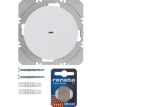BERKER R.1/R.3 KNX RF quicklink Przycisk radiowy pojedynczy płaski biały 85655239 HAGER