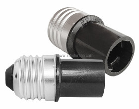 Adapter żarówek E27 › E14 230V 2A ChRL 2227