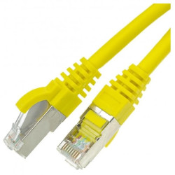 Patchcord FTP kat.5e kabel sieciowy LAN 2x RJ45 linka żółty 5m