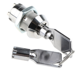 Wyłącznik kluczykowy, SPST, 2 A przy 250 V AC 2-Way