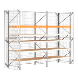 System półek, kolor Galwanizowany, materiał: Blacha stalowa, Manorga