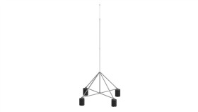 Maszt Izolowany Na Czworonogu Do Zwodów Poziomych Wysokich 5M Aluminium/Ocynk...