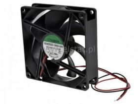 Wentylator 24V ślizgowy, 92x25mm, I= 0,09A 34db