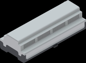 449-380-50 Empty housing DB12, 211.8 x 90 x 58 mm, standard, closed