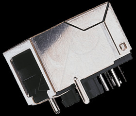 Modular panel jack 8/8, shielded