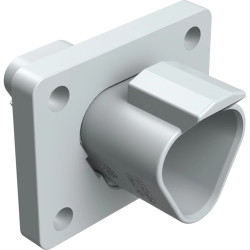 Device plug, 3 pole, crimp connection, latch locking, straight, AT04-3P-CL03