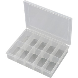TruComponents EKB-203 Assortment Box 139 x 95 x 25mm - 10 Variable Compartments