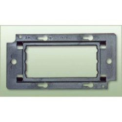 Support 2M czteromodułowy 138x71x11,7mm czarny JL-04-S2M-1