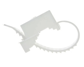 Uchwyt paskowy 9x60mm biały UP 22 12.1 /100szt./