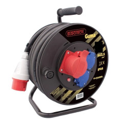 Przedłużacz bębnowy EXTREME 25m H07RN-F 5x2,5 IP44 2xGS + 1x16A/5P PSPZ1-12-25