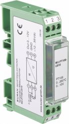 Przetwornik temperatury Enda MU-Pt 100-U010, 12 - 35 V/DC, zakres od 0 do +50°C, 1