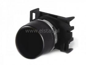 Przycisk chwilowy czarny niski