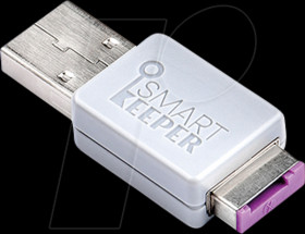 OM03PL Memory lock, USB type A, purple
