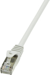kabel LAN LogiLink CP2012S, 1 szt., RJ45, CAT 6, F/UTP, 0.25 m, szary