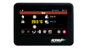 Panel Dotykowy, 4,3” Tft Lcd, Pojemnościowy, Złącza Rozłączne, Kolor Czarny