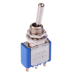 5632AB APEM On-(On) Momentary 6.35mm Miniature Toggle Switch SPDT 4A 30VDC