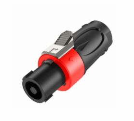 Złącze kolumnowe Speakon - ROXTONE czerwone