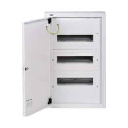 Rozdzielnica modułowa metalowa 3x12 natynkowa IP30 N+PE I klasa drzwi białe KP-DB-I-MS-312 biały 29316