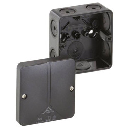 Spelsberg 49190201 Joint Box 80x80x52mm Black IP65 halogen-free M20 DIN 60670