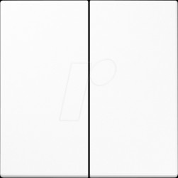 LS 995 WW 2-gang rocker, Duroplast, alpine white