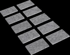 FILZ-050X25X3 Universal soft jaws, self-adhesive, felt, 50 mm, 10 pcs.