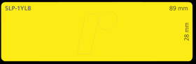 42100605 Address label yellow/28 mm x 89 mm