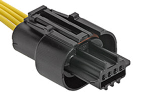 Obudowa złącza zagniatanego 4-pinowe -rzędowe raster: 1.8mm Molex Żeński Montaż na kablu Squba Zacisk żeński Squba