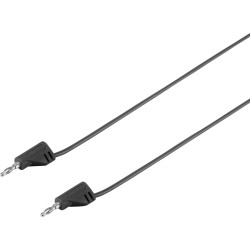 VOLTCRAFT MSB-200 Test lead Banana jack 2mm0.90 m Black