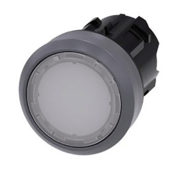 Przycisk, Ø 29.5mm, IP66, IP67, IP69K, kolor: Biały, Siemens, SIRIUS ACT 3SU10