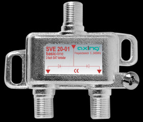 SVE02001 Axing 2-way SAT distributor, basic line