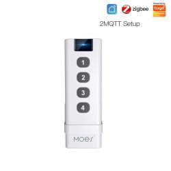 Pilot włącznik 4 kanały Zigbee obsługa 12 scen Tuya Sterownik scen