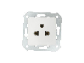 SIMON 82 Gniazdo Europejsko / Amerykańskie 15A 125V- śrubowe 16A 250V- śrubowe biały 27439-35 KONTAKT SIMON