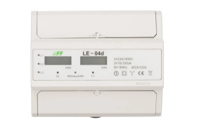 Licznik energii elektrycznej 3-fazowy 100A 230/400V z wyświetlaczem LCD LE-04D