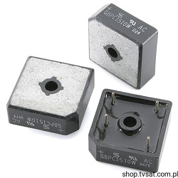 GBPC1510W Diode Bridge 1kV 15A Legs 4 mm THT TSE