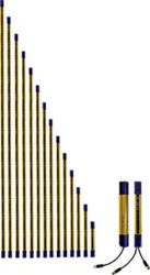Datasensing Kurtyna świetlna SH4-14-1200-SM-8 Wysokość ochronna 1200 mm 24 V/DC