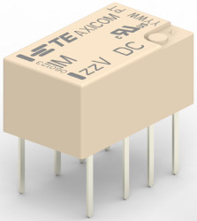 Relay, 2 Form C (NO/NC), 3 V (DC), 90 Ω, 2 A, 220 V (DC), 250 V (AC), bistable, 5-1462037-3