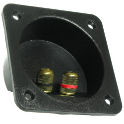 Gniazdo gł.terminal HD612 TE30-1 kwadrat x2gn.ban.80x80