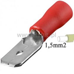Wtyk płask izol. KMR 6,3 x 0,8D ( 1,5mm2) x 10