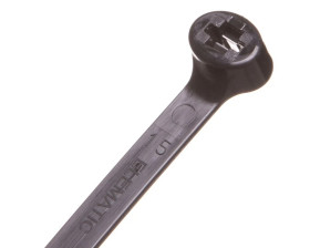 Opaska kablowa 360x7,5 czarna UV 2-LOCK zęby stalowe BMTN3776 /100szt./