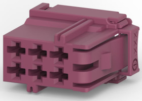 Socket, 6 pole, straight, 2 rows, 5-968970-1