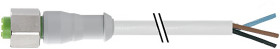 Przewód czujnik-siłownik ze złączem Złącze M12 liczba rdzeni 8 długość 2m Rodzaj A Żeńskie