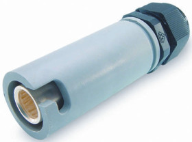 Złącze sieciowe 250A Gniazdo 1,0 kV 1P Żeński ITT Cannon Szary Montaż na kablu IP65