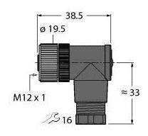 Turck 6904603 Złącze niekonfekcjonowane czujnika/aktuatora 1 szt.