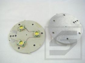 Płytka z trzema diodami Q4 (100lm) CREE-XREWHT-L1-0000-00C01Cool White